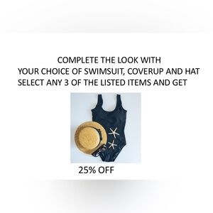 Great Ready for Vacation / Summer with Any 3 Pieces from the options listed.